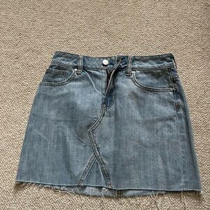 PacSun Blue Denim Mini Skirt